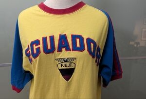 Ecuador Short Sleeve Tee - Yellow, Blue, Red